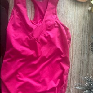 Lucky in Love Pink Tank Top